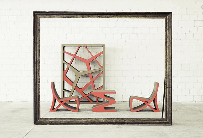 green design, sustainable design, eco design, cardboard furniture, IMISS collection