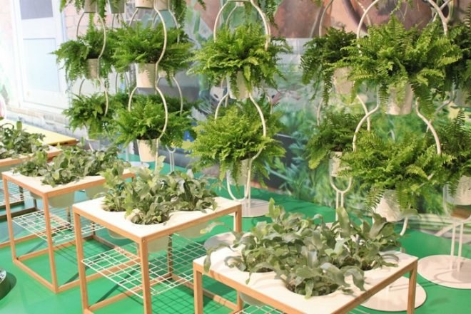 ikea, milan design week, planting tables, eco furniture design, green plant design, sustainable design,