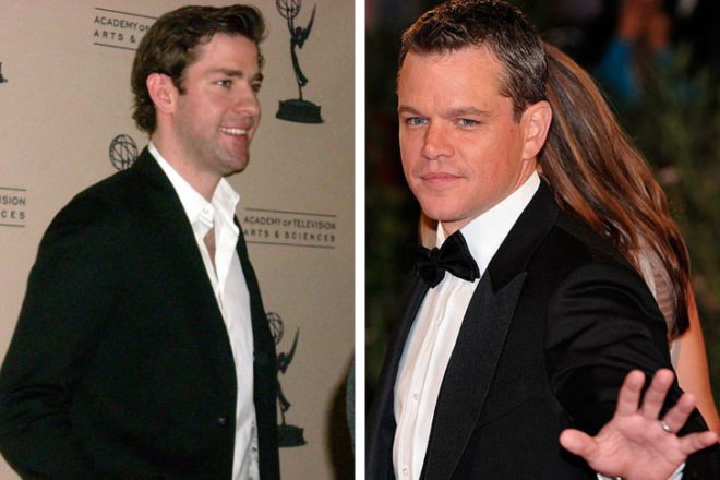 John Krasinski, The Office, Matt Damon, actors, hollywood, movies, film