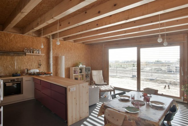 Josep Bunyesc, Spain First Passive House, Passive House, llerida, OSB boards, wool insulation, energy saving, quickly built,Air quality, Prefab Housing, energy efficiency, Daylighting, Renewable Energy
