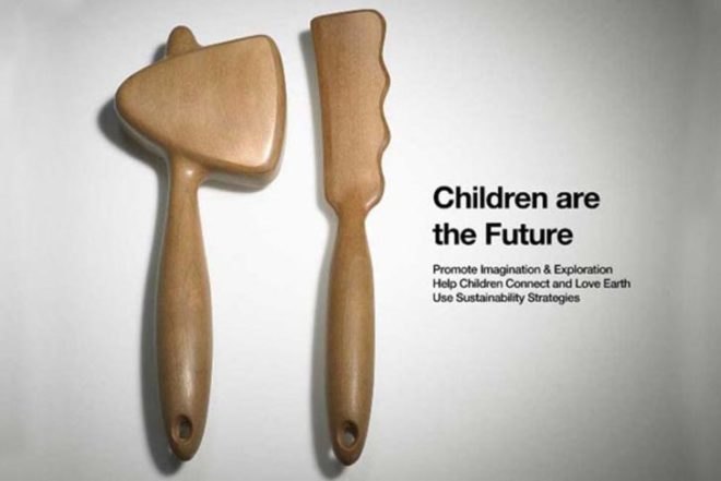 Kenji Huang, toolkit, wooden toys, sustainable wood, rough design, exploring nature, Gardening, Green Products, Inhabitots