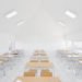 LAND Arquitectos, green schools, Chile, Santiago, Long-lasting materials, affordable materials, insulation, ventilation, Fluorescent Green Shelters, prefab architecture, Daylighting