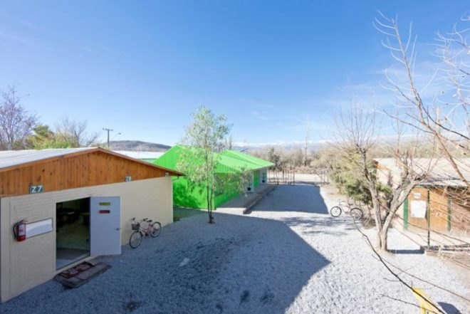 LAND Arquitectos, green schools, Chile, Santiago, Long-lasting materials, affordable materials, insulation, ventilation, Fluorescent Green Shelters, prefab architecture, Daylighting
