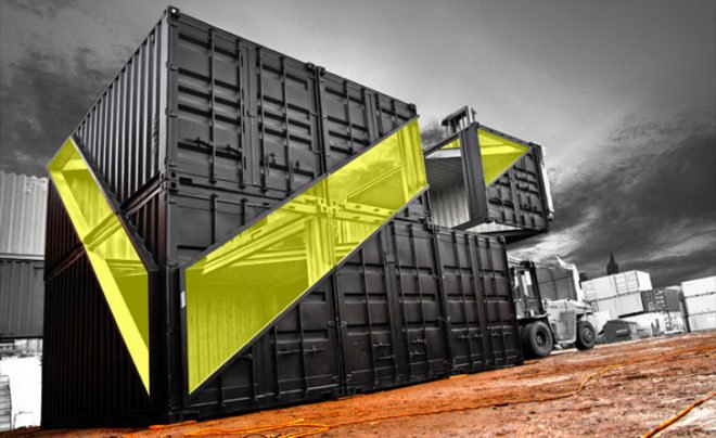 green design, eco design, sustainable design, Whitney Museum, cargotecture, shipping containers, LOT-EK, Whitney Studio, Sculpture Court