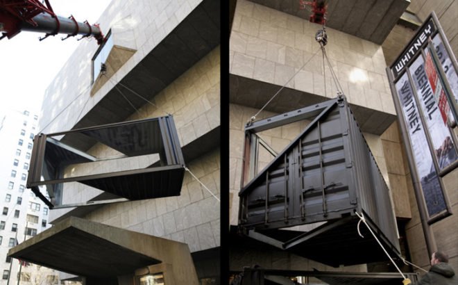 green design, eco design, sustainable design, Whitney Museum, cargotecture, shipping containers, LOT-EK, Whitney Studio, Sculpture Court