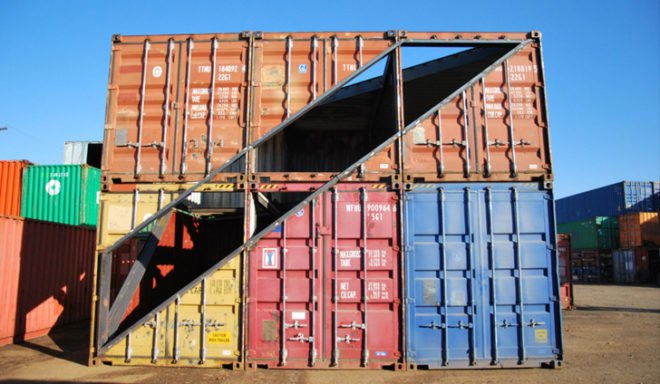 green design, eco design, sustainable design, Whitney Museum, cargotecture, shipping containers, LOT-EK, Whitney Studio, Sculpture Court