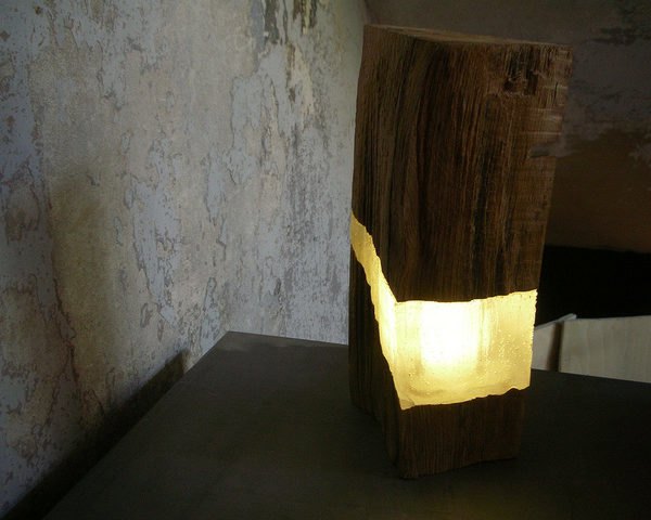 Marco Stefanelli, The boxer design, Brecce collection, Log lamp, eco design, sustainable design