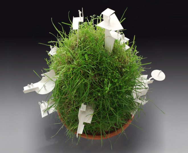 Matteo Cainer, green egg, 'Art in the Easter Egg', easter egg design, rome, sustainable design, green design, green art, eco-artwork