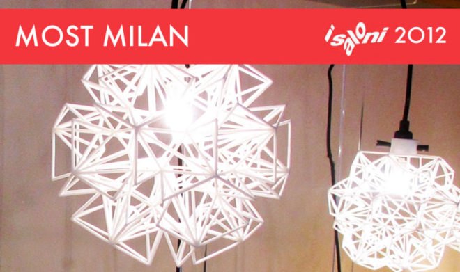 milan design week, salone del mobile, MOST, MIlan Furniture Fair, Tom Dixon, Yves Behar, Flux Chair, SodaStream, Transnatural Art & Design Collection, Objekten, milan design week 2012, milan furniture fair 2012, i saloni 2012, dezeen studio