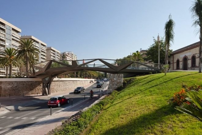 Gijon Arquitectura, Motril, Spain, footbridge, Granada, Mediterranean, minimalist design, LED, green design, sustainable design, eco design