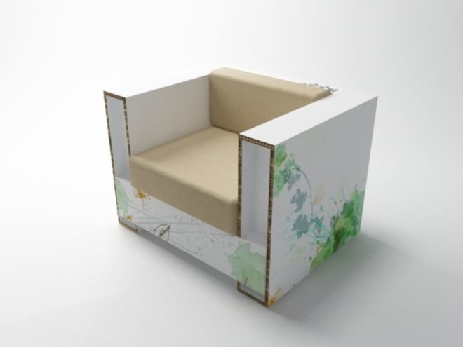Canvas Sofa, cardboard furniture, NBT Studio, eco furniture, cardboard couch, green design, eco-friendly furniture, salone satellite, milan furniture fair