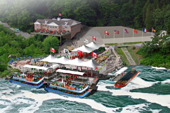 Niagara Falls Landing, Heller Manus Architects, niagara falls, hornblower, boat tours, landing facility