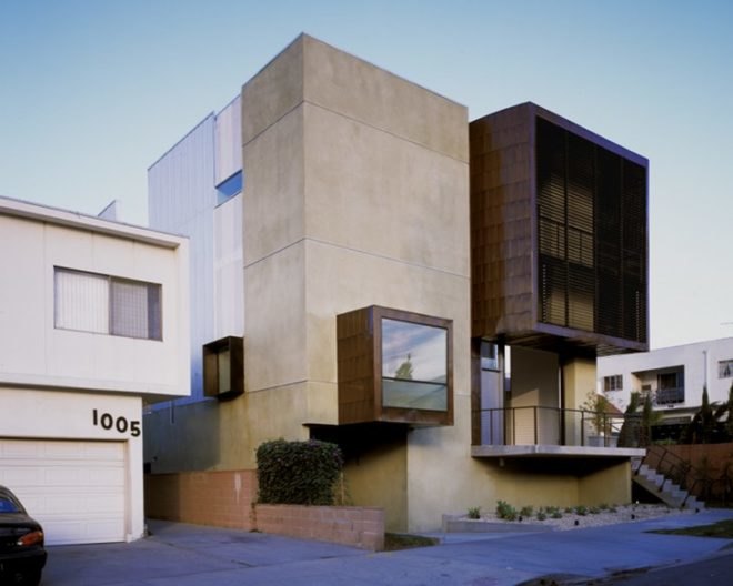 Orange Grove, Brooks Scarpa, west hollywood, eco apartments, modernist design, multi-family housing