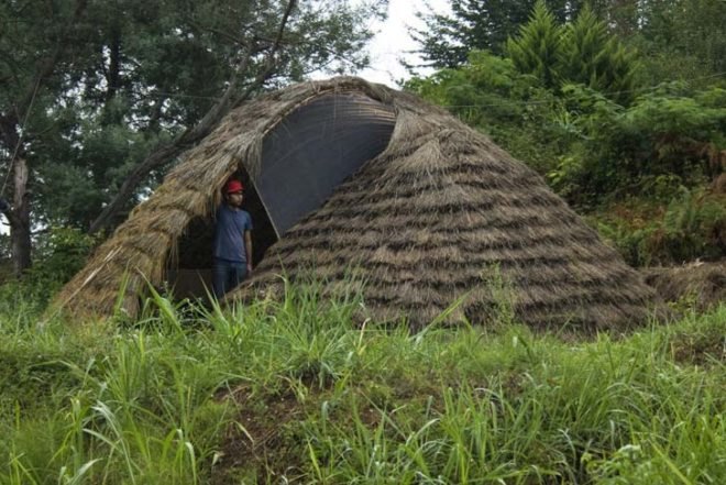Pouya Khazaeli Parsa, bamboo dome, iran, self-standing shelter, emergency shelter, biodegradable materials, rice plants, architecture, botanical, recycling / compost