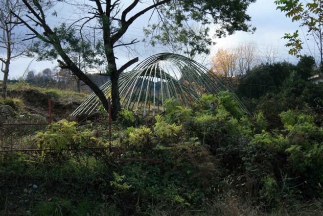 Pouya Khazaeli Parsa, bamboo dome, iran, self-standing shelter, emergency shelter, biodegradable materials, rice plants, architecture, botanical, recycling / compost