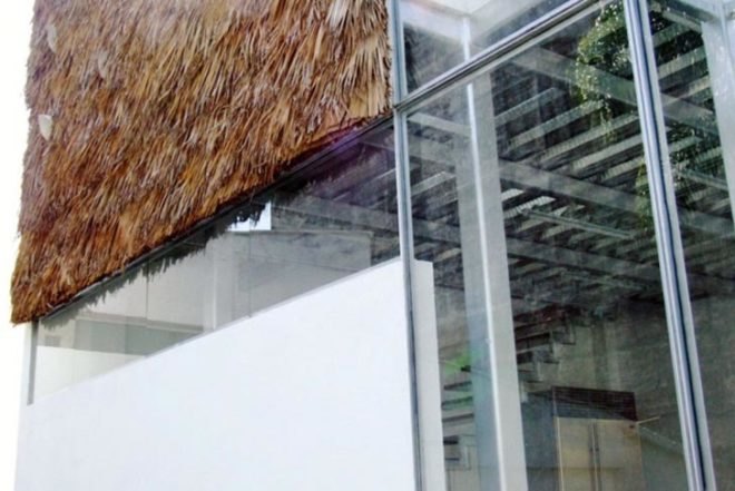 Rec Arquitectos, Cool Building, Mexico, Cuernavaca, Petate, Glass, steel, minimalist architecture, biodegradable materials, local materials, round windows, cuernavaca, Air quality, architecture, Sustainable Materials