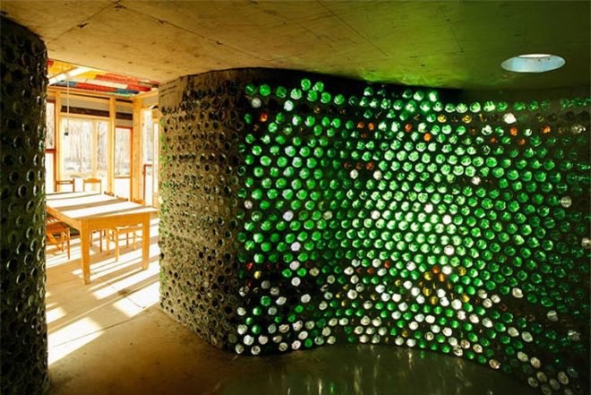 Raumlabor, Officina Roma, "RE-cycle. Strategies for Architecture, City and Planet", rome, italy, recycled materials, temporary architecture, recycled oil barrels, recycled bottles, recycled wood, recycled windows, architecture, art, green Interiors, Recycled Materials