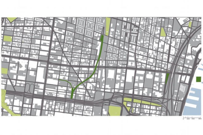Reading Viaduct, Studio Bryan Hanes, Philadelphia, Urban Park, Elevated Park, Renovated Rail Park, Center City, Philly