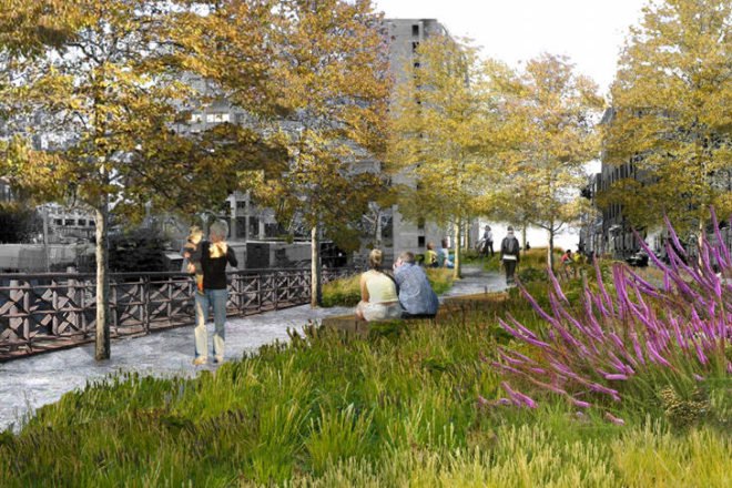 Reading Viaduct, Studio Bryan Hanes, Philadelphia, Urban Park, Elevated Park, Renovated Rail Park, Center City, Philly