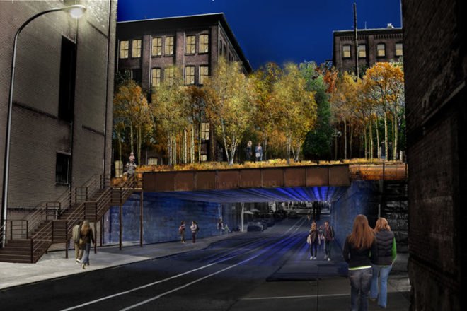 Reading Viaduct, Studio Bryan Hanes, Philadelphia, Urban Park, Elevated Park, Renovated Rail Park, Center City, Philly