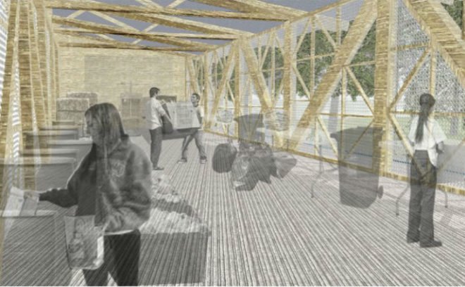 Recycling Center for Nosara, sLAB, recycling center, costa rica, NYIT, student project, student design build