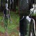 green design, eco design, sustainable design, environmental art, Rob Mullholland, Scotland, Forestry Commission, Vestige, Mirror sculpture, Aberfoyle, Trossachs