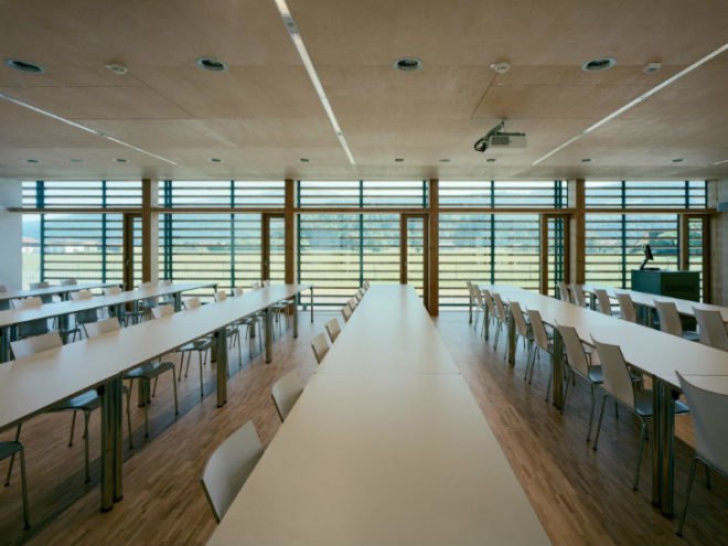 Salzburg University of Applied Sciences, Dietrich Untertrifaller, passive house, passivhaus, timber construction, eco university