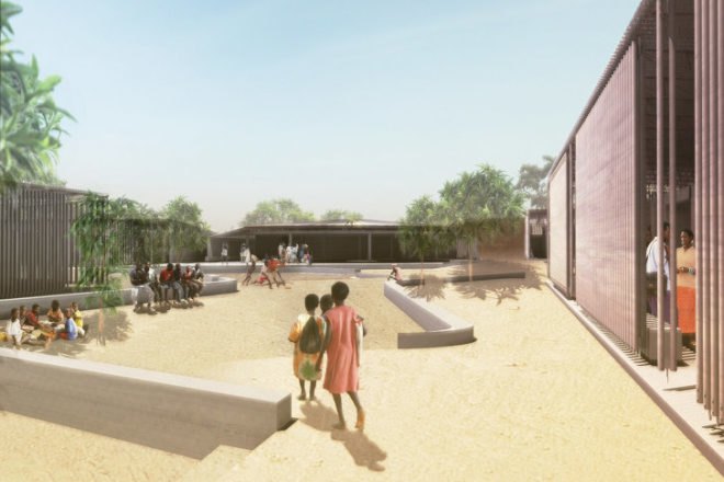 Secondary School, Kere Architecture, global holcim awards, holcim awards, burkina faso, passive cooling, natural ventilation
