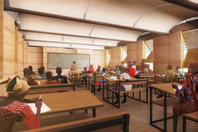 Secondary School, Kere Architecture, global holcim awards, holcim awards, burkina faso, passive cooling, natural ventilation