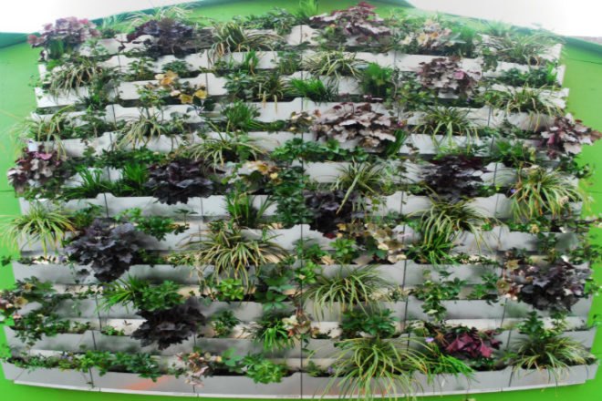 Shake Shack, Shift Design, living wall, vertical garden, temporary installation, philadelphia,