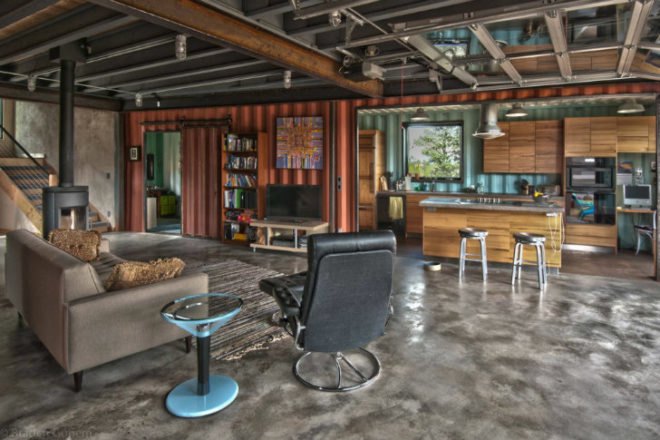 Shipping Container House, Studio HT, small space living, container house, cargotecture, colorado
