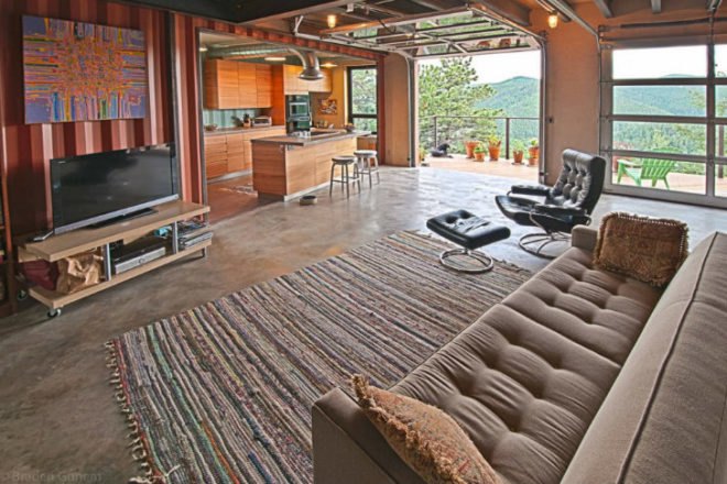 Shipping Container House, Studio HT, small space living, container house, cargotecture, colorado