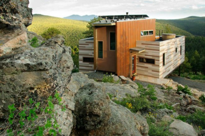Shipping Container House, Studio HT, small space living, container house, cargotecture, colorado