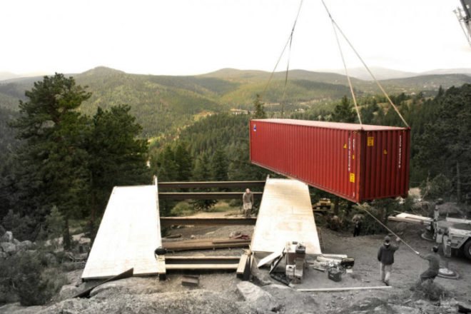 Shipping Container House, Studio HT, small space living, container house, cargotecture, colorado