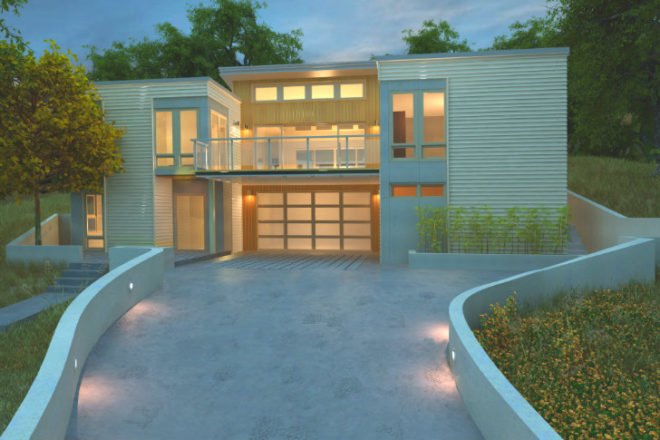 Sunset Breezehouse, Blu Homes, sunset idea house, prefab house, prefab, breezehouse