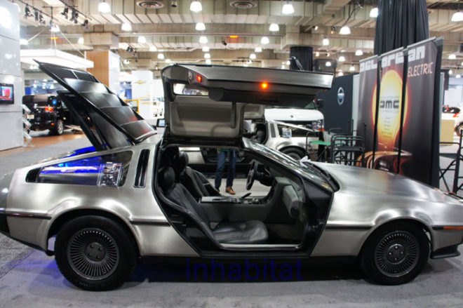 DeLorean, ev, DMCev, DeLorean Motor Company, electric vehicle, Epic EV, NY Auto Show, 2012 NY Auto Show, New York Auto Show, energy efficient, DC engine, AC engine, eco friendly, green auto, green automotive, green technology, eco car, sustainable technology, re-used parts, re-used materials, re-purposed materials, re-used body