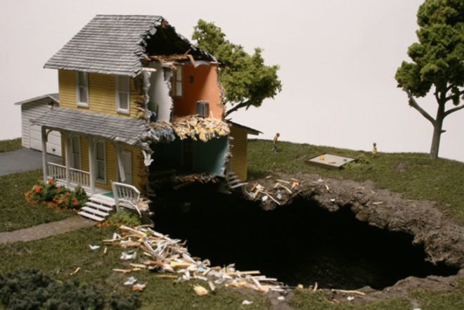 NYC art, Thomas Doyles, catastrophic memories, miniature art, miniature worlds, art