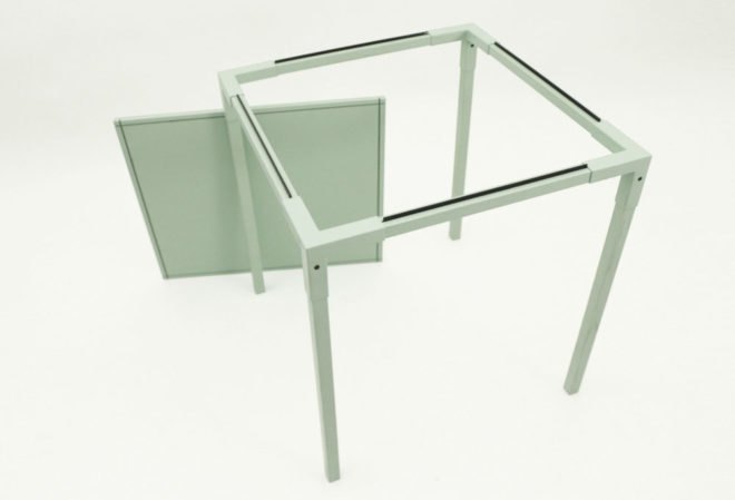 Fragment Table, Thomas Schnur, green furniture, salone satellite, eco table, green table, green furniture design, milan design week