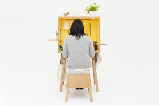 Torafu Architects, Kororo, multifunctional furniture, japanese design, Esperanto, Ichiro Design, polyester veneer, Plywood Lauan, green furniture, Transforming Furniture
