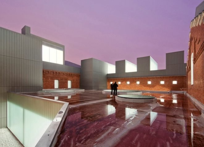 Palencia, Spain, Exit Architects, green renovation, sustainable upgrade, Palencia Civic Center, green design, sustainable design, eco-design, Spain, daylighting, brick, renovation, prison