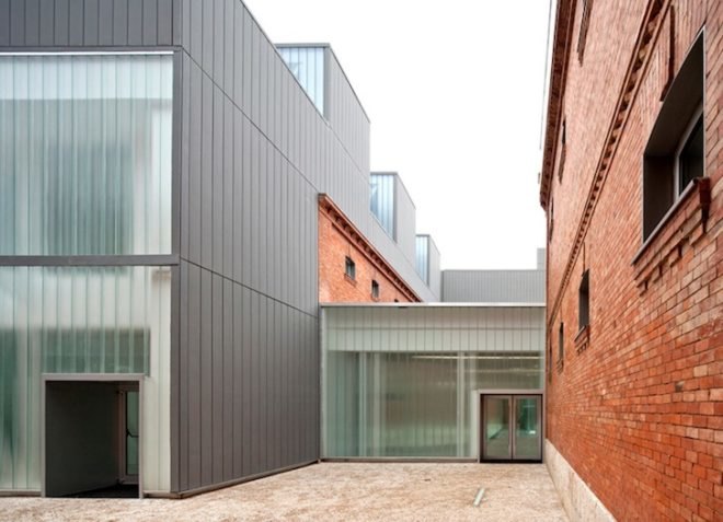Palencia, Spain, Exit Architects, green renovation, sustainable upgrade, Palencia Civic Center, green design, sustainable design, eco-design, Spain, daylighting, brick, renovation, prison