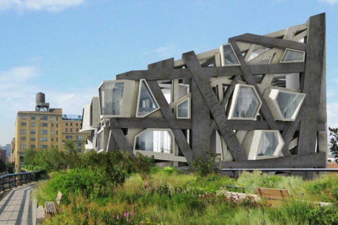 Whitney Downtown, Axis Mundi, Whitney Museum of American Art, High Line, Manhattan, architecture, eco museum