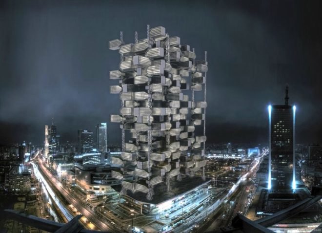 IAMZ, NYC, Chlorophyll Tower, apocalyptic, CO2, photosynthesis, biomimicry, mixed-use development, green design, sustainable design, eco-design, Manhattan, daylighting, natural ventilation, modular design