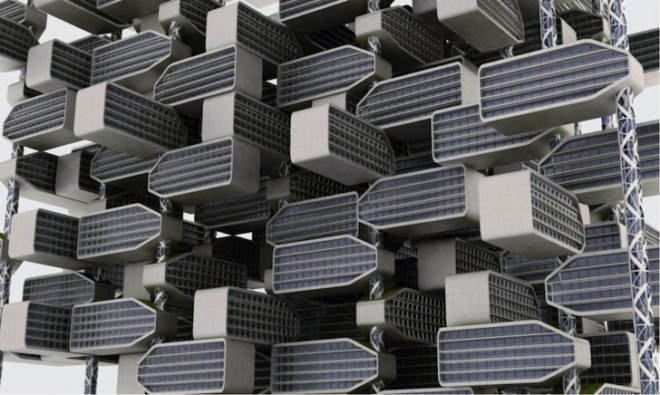 IAMZ, NYC, Chlorophyll Tower, apocalyptic, CO2, photosynthesis, biomimicry, mixed-use development, green design, sustainable design, eco-design, Manhattan, daylighting, natural ventilation, modular design