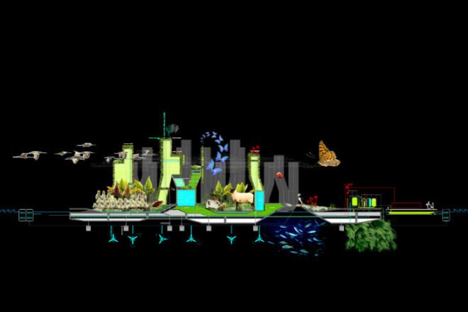 X_Sea_Ty, X-TU, x sea ty, floating city, photosynthetic city, algae, biofuels,