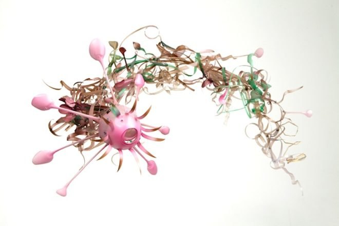 PET, plastic bottles, recycled art, Aurora Robson, green design, sustainable design, eco-design, eco-art, recycled art, pollution, waste, waste to treasure