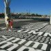 bikeway belem, po6 atelier, typography, bike paths lisbon, portugal bike route, bike path design, green design, sustainable typography