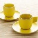Heath Ceramic Espresso Cups, heath ceramics, sustainable ceramics, sustainable pottery, green ceramics, green pottery, eco friendly pottery methods, handmade ceramics,