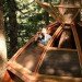 Joel Allen, treehouses, Hemloft, green design, sustainable design, Whistler, BC, eco-design, recycled materials, Craigslist, social media, forest, Canada, architecture, green design