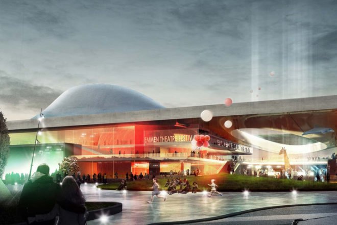 Emmen Theater, Henning Larsen Architecture, Emmen Zoo, Sustainable Architecture, Architecture Competition